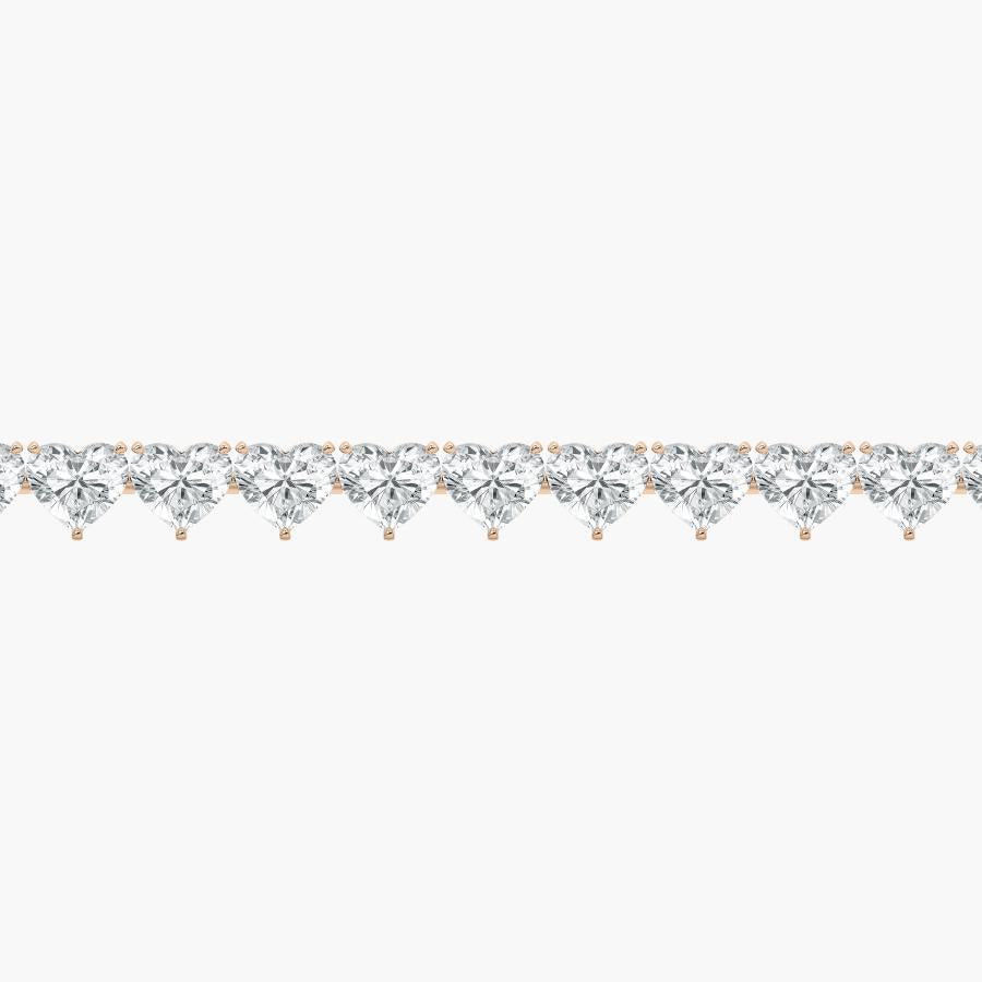 HEART 1 CARAT TENNIS BRACELET