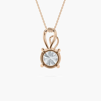 GREAT ROUND SOLITAIRE PENDENT