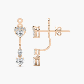 MULTIPLE SHAPE OF DIAMOND EARRING