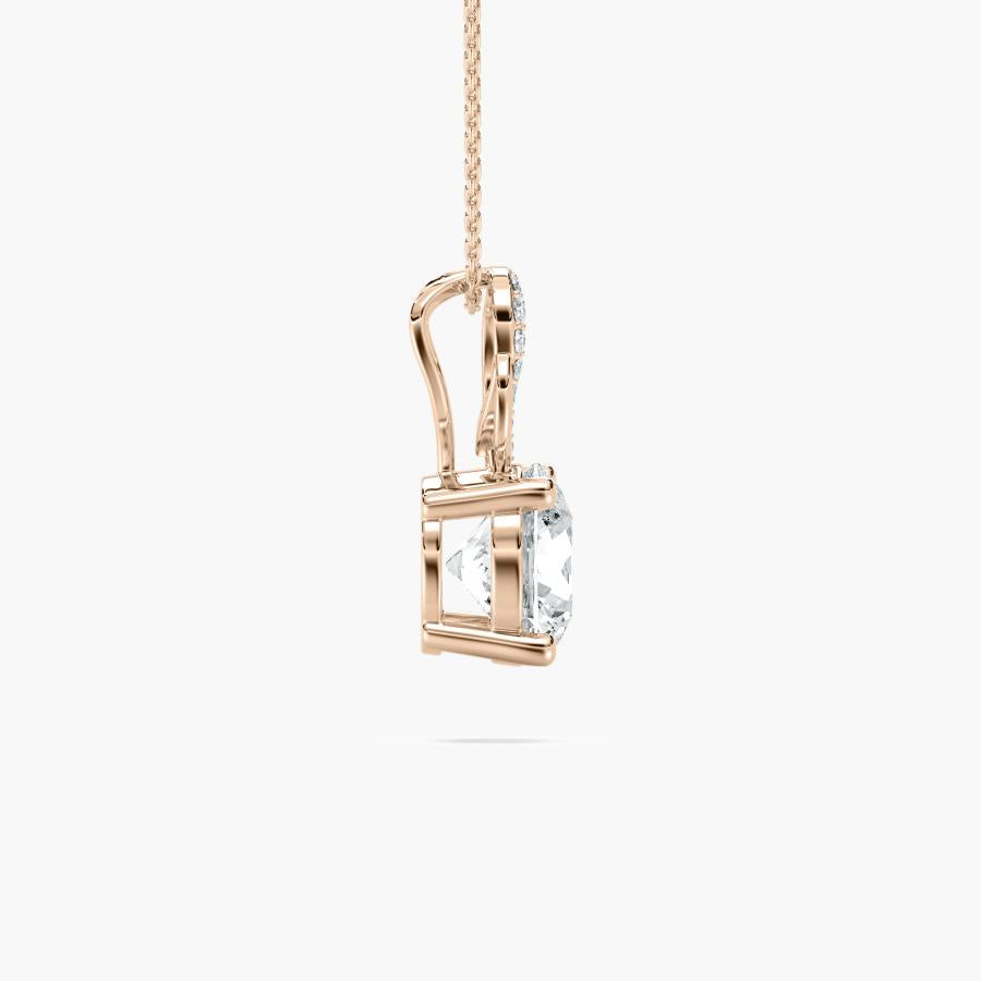 GREAT ROUND SOLITAIRE PENDENT
