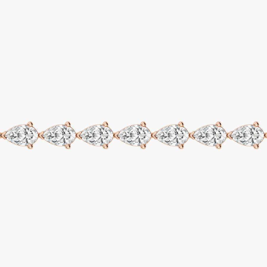 PEAR DIAMON BEST TENNIS BRACELET