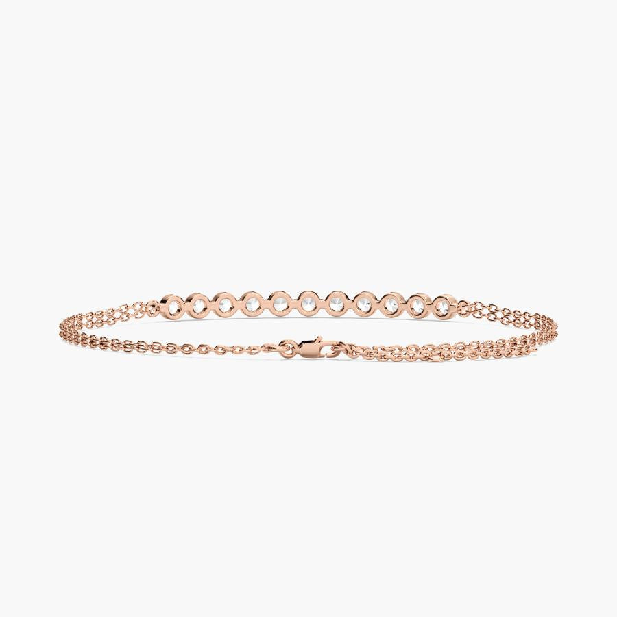 11 ROUND DIAMOND BRILLIANT BRACELET