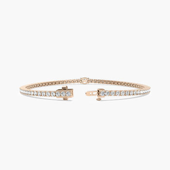 OVAL CENTER SIDE ROUND BRACELET