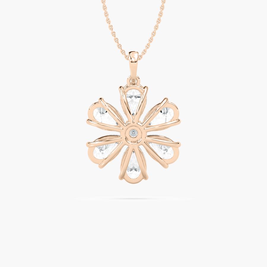 PEAR FLOWER PENDENT
