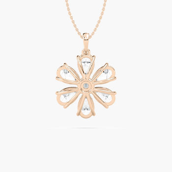 PEAR FLOWER PENDENT