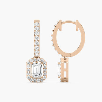 EMERALD HALO DROP BALI