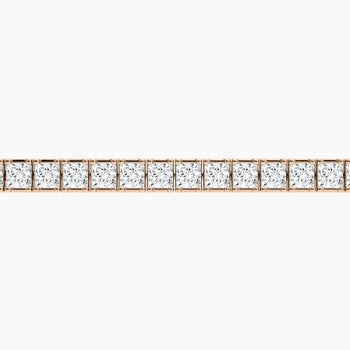 PRINCESS SHAPE DIAMOND TENNIS BRACELET