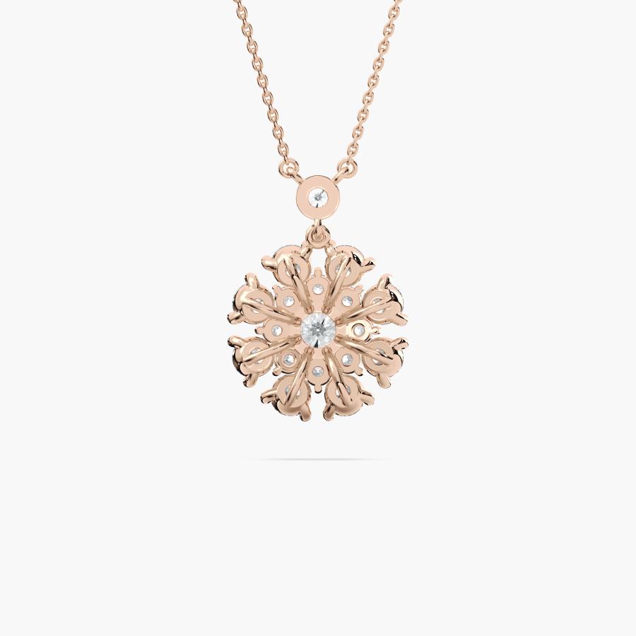 ROUND FLOWER PENDENT