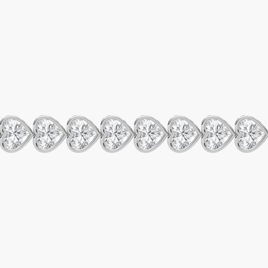 HEART 1 CARAT TENNIS BRACELET