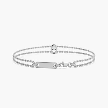 OVAL SOLITAIRE 1 CARAT BRACELET