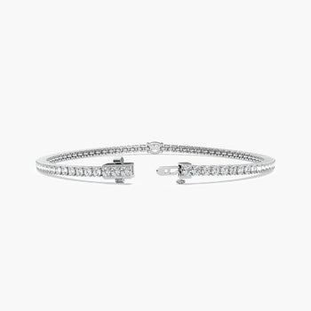 OVAL CENTER SIDE ROUND BRACELET
