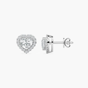 HEART HALO STUD