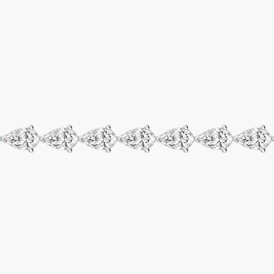 PEAR DIAMON BEST TENNIS BRACELET
