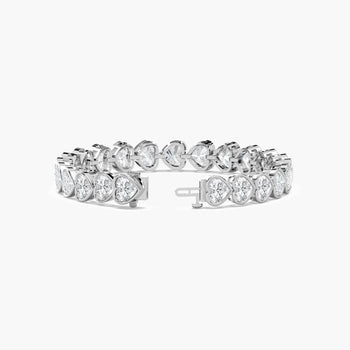 HEART 1 CARAT TENNIS BRACELET