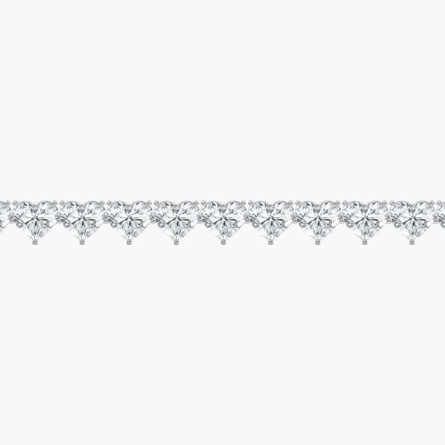 HEART 1 CARAT TENNIS BRACELET