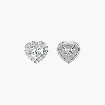 HEART HALO STUD