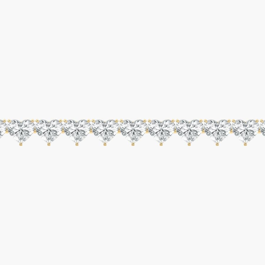 HEART 1 CARAT TENNIS BRACELET