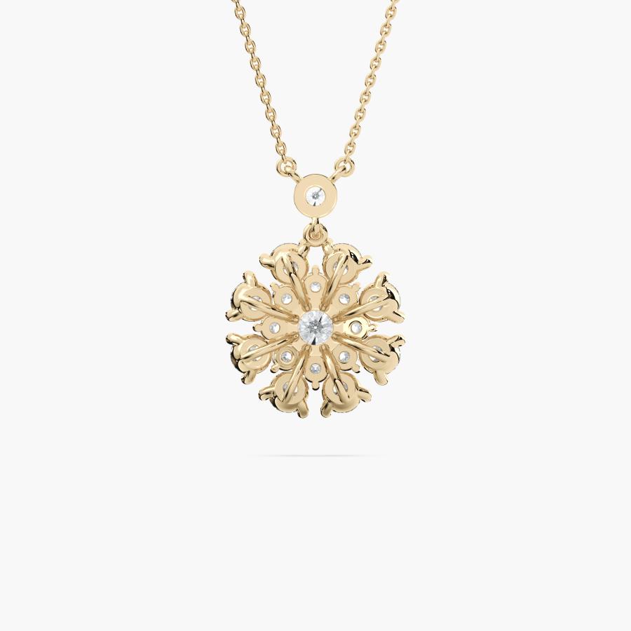 ROUND FLOWER PENDENT