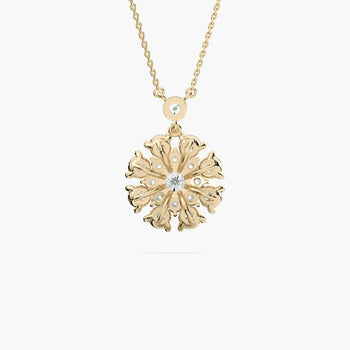 ROUND FLOWER PENDENT