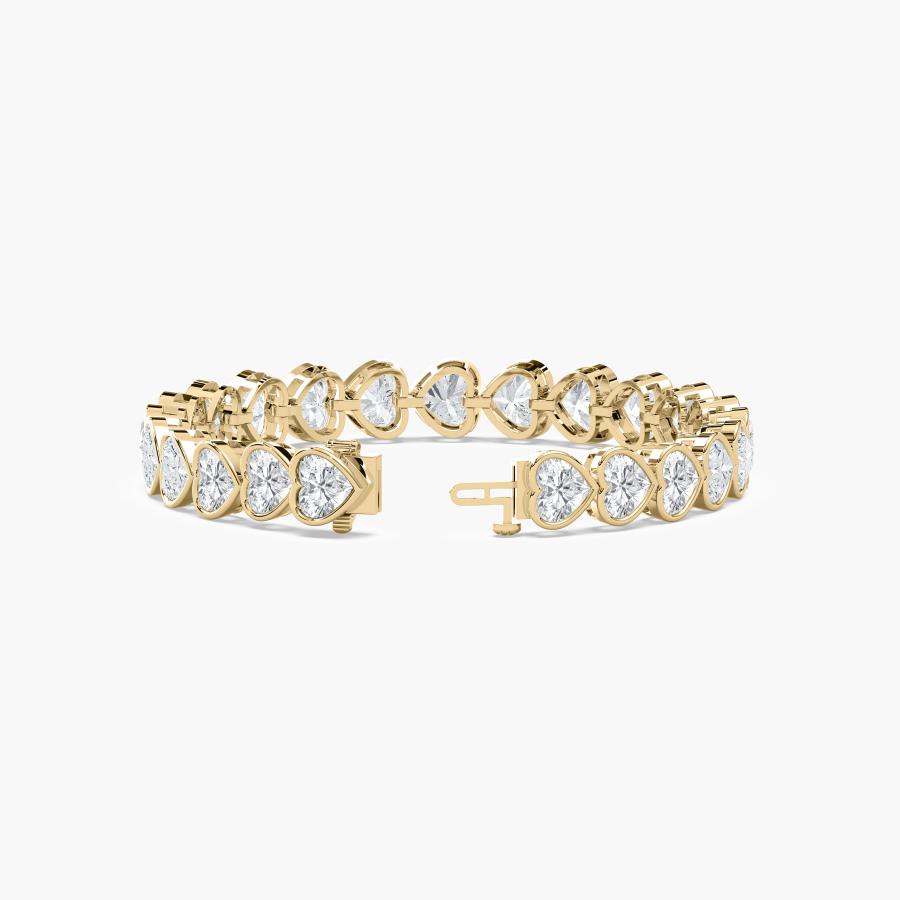 HEART 1 CARAT TENNIS BRACELET
