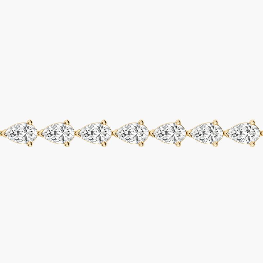 PEAR DIAMON BEST TENNIS BRACELET