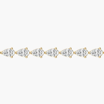 PEAR DIAMON BEST TENNIS BRACELET