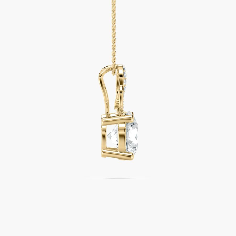 GREAT ROUND SOLITAIRE PENDENT