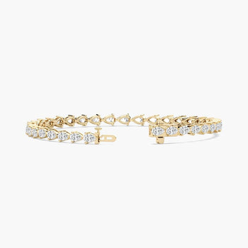 PEAR DIAMON BEST TENNIS BRACELET