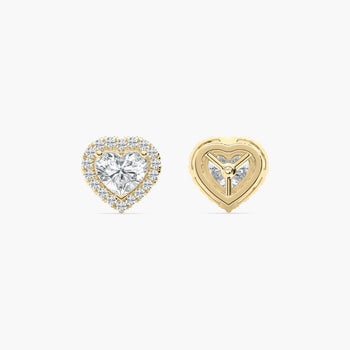 HEART HALO STUD