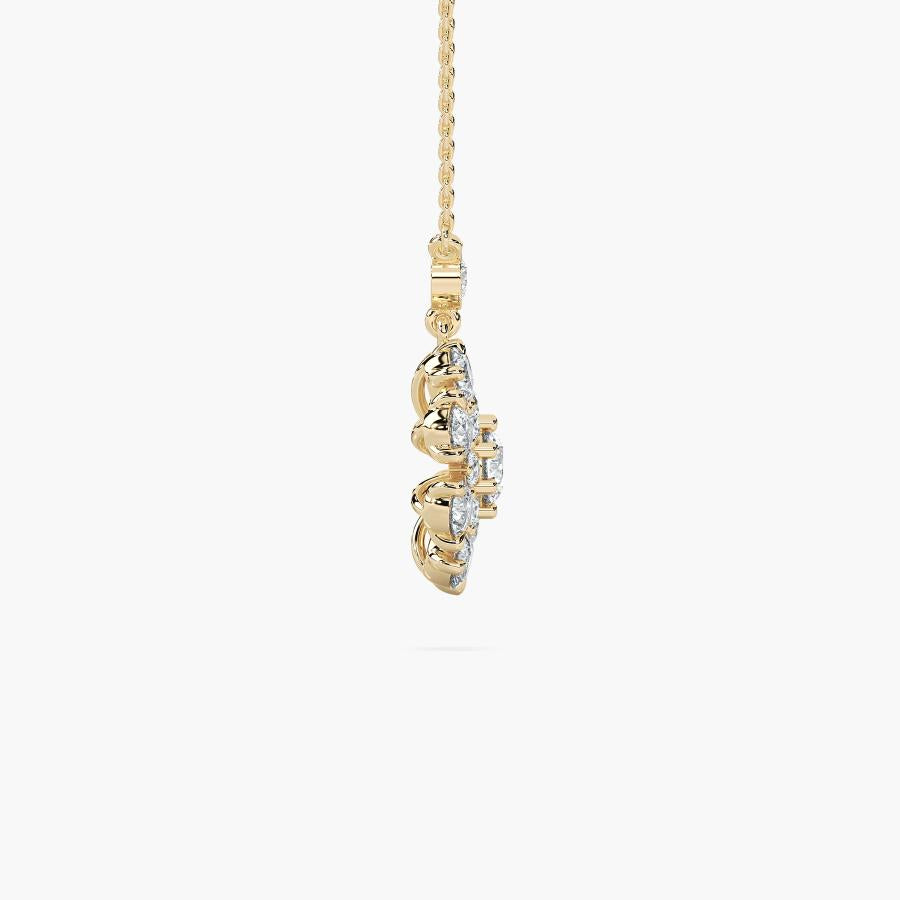 ROUND FLOWER PENDENT