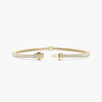 OVAL CENTER SIDE ROUND BRACELET