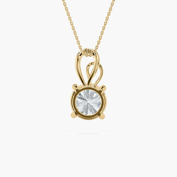GREAT ROUND SOLITAIRE PENDENT