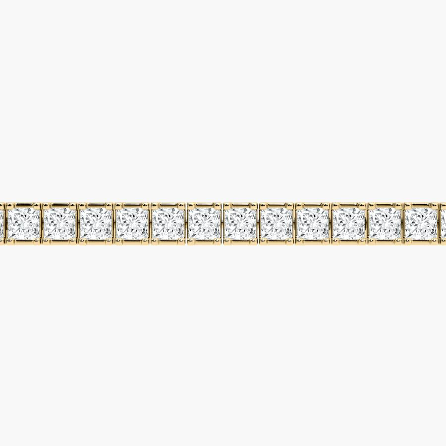 PRINCESS SHAPE DIAMOND TENNIS BRACELET