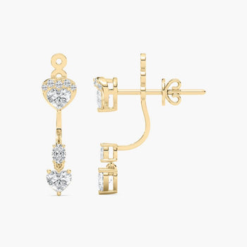 MULTIPLE SHAPE OF DIAMOND EARRING