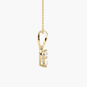 LOVE HEART SOLITAIRE PENDENT