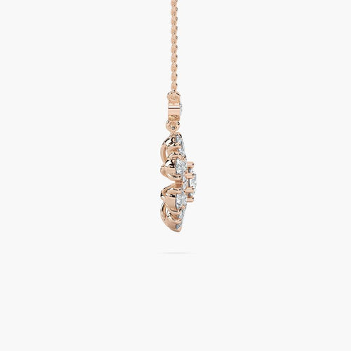 ROUND FLOWER PENDENT