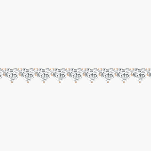 HEART 1 CARAT TENNIS BRACELET