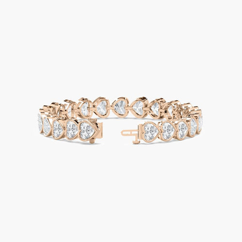 HEART 1 CARAT TENNIS BRACELET