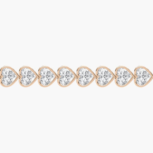 HEART 1 CARAT TENNIS BRACELET
