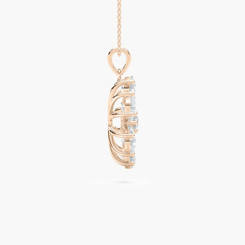 PEAR FLOWER PENDENT