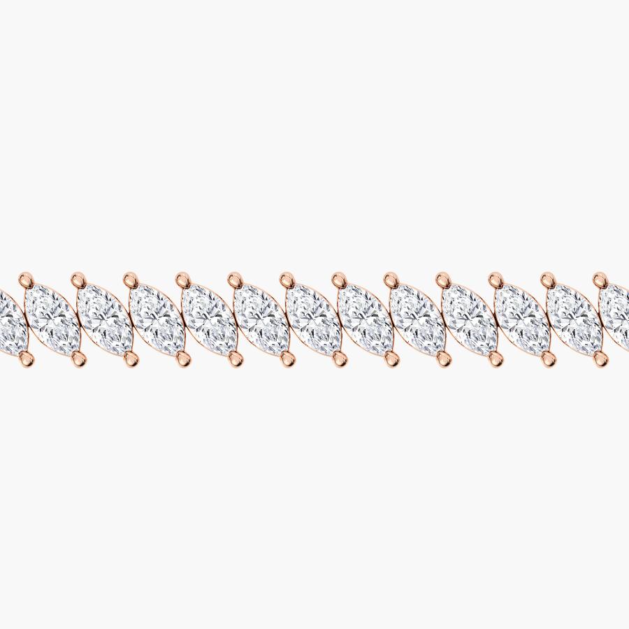 MARQUISE SHAPE DIAMOND TENNIS BRACELET