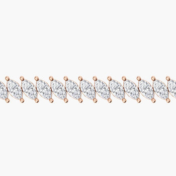 MARQUISE SHAPE DIAMOND TENNIS BRACELET