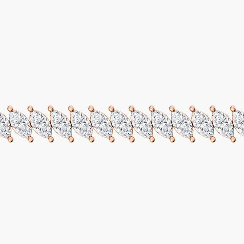 MARQUISE SHAPE DIAMOND TENNIS BRACELET
