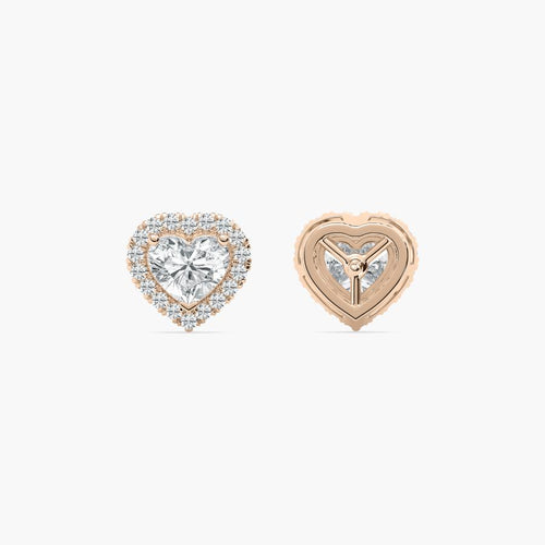 HEART HALO STUD