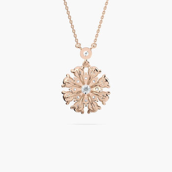 ROUND FLOWER PENDENT