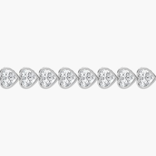 HEART 1 CARAT TENNIS BRACELET