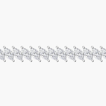 MARQUISE SHAPE DIAMOND TENNIS BRACELET