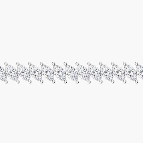 MARQUISE SHAPE DIAMOND TENNIS BRACELET