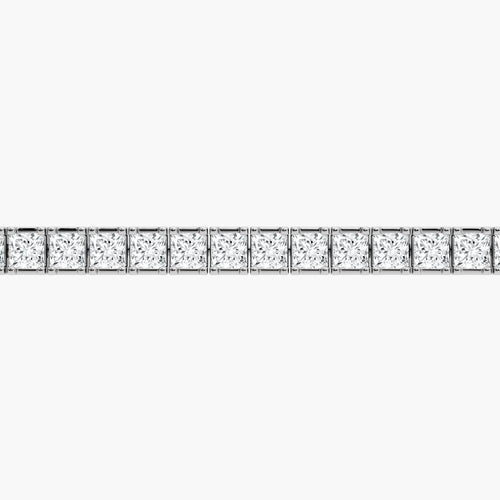 PRINCESS SHAPE DIAMOND TENNIS BRACELET