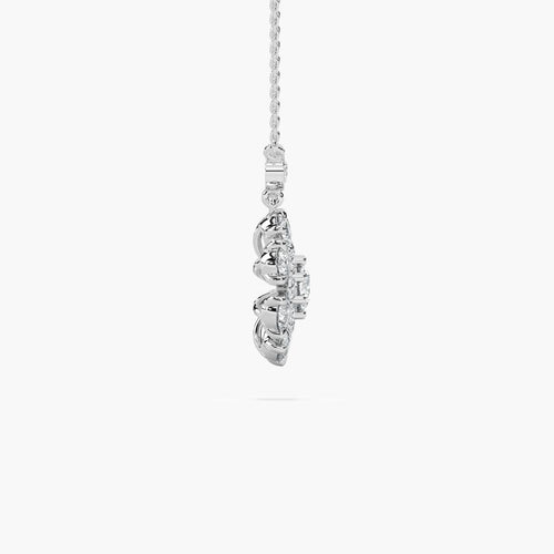 ROUND FLOWER PENDENT